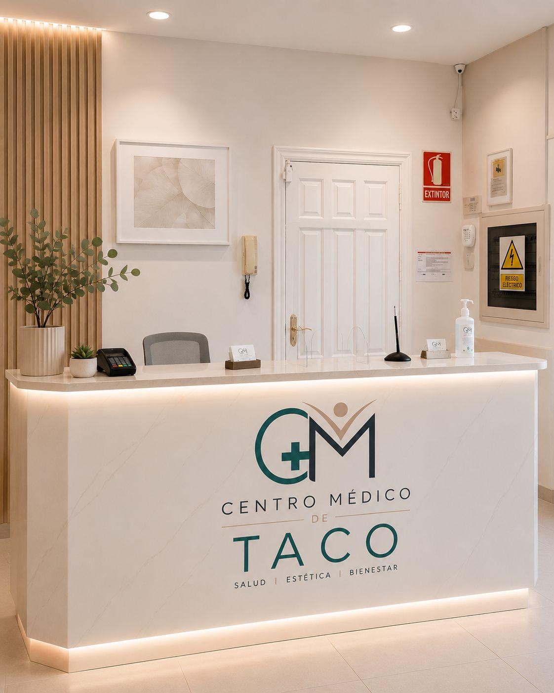 Recepción de Centro Médico de Taco